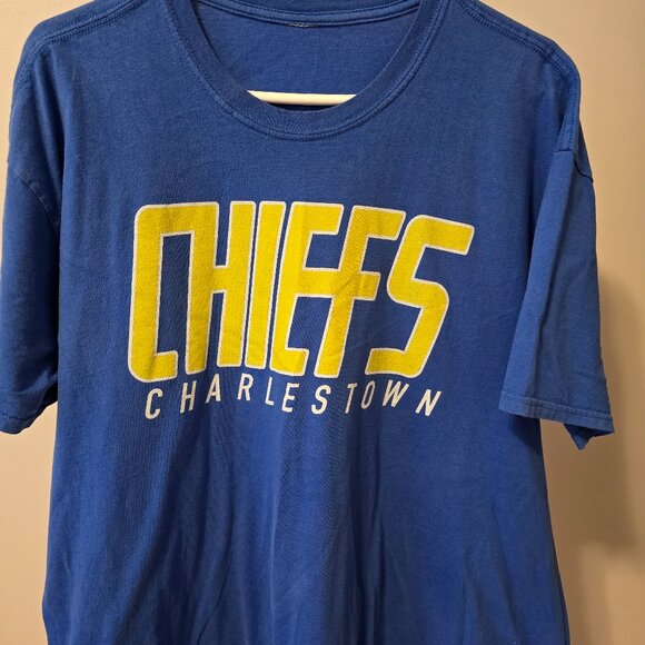 SLAPSHOT...CHIEFS MENS HOCKEY  TEES - Picture 1 of 2
